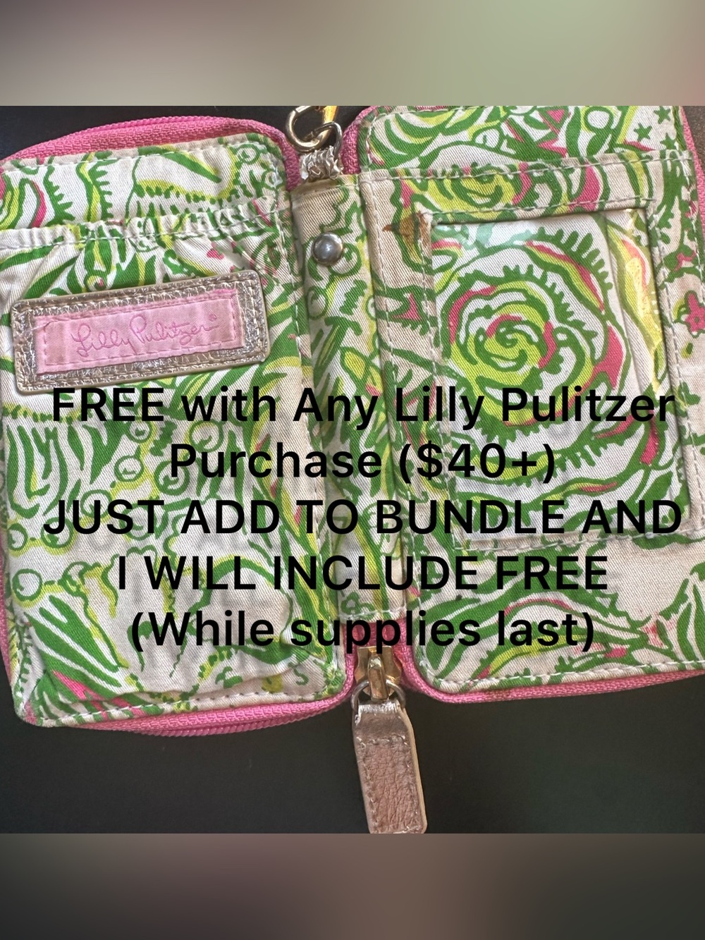 Lilly Pulitzer Free wallet with $40+ lilly Pulitzer purchase